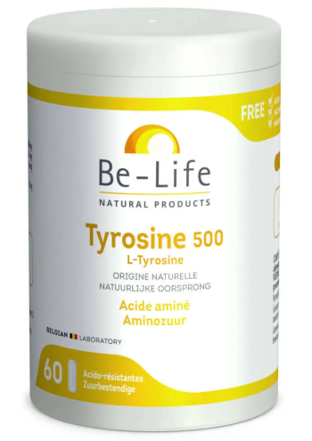 TYROSINE - 500 mg - 60 gélules - Be-Life