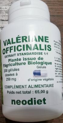 Valeriane biologique  200  gélules