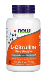 L-Citrulline Poudre Pur 113g Now Foods