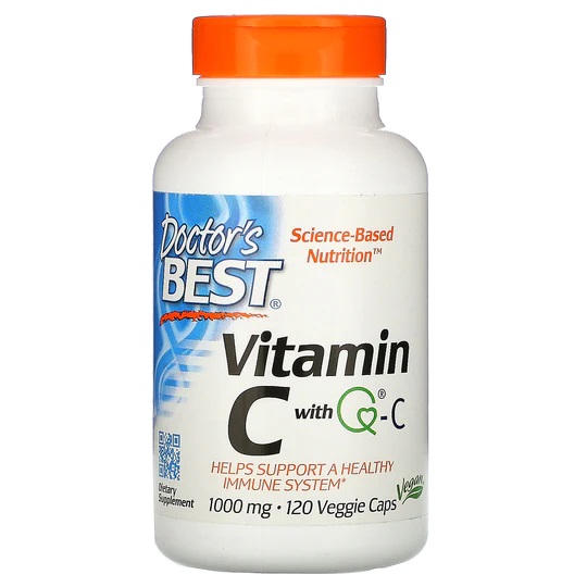 Vitamine C avec Qualic 1000 mg - 120 gélules Doctor's Best 