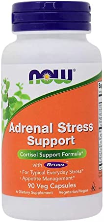 Adrenal Stress Support, 90 gélules végétaliennes  Now Foods