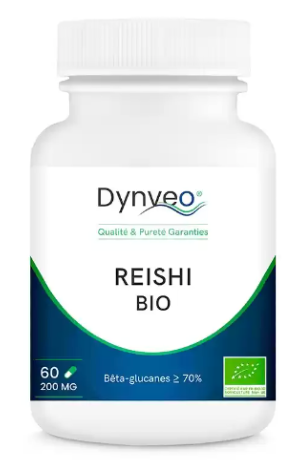 Reishi bio concentré-Dynveo-20% bêta-glucanes - 500mg -60 gel