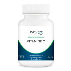 Vitamine C pure poudre hydrosoluble - Quali®-C - 250g - Dynveo