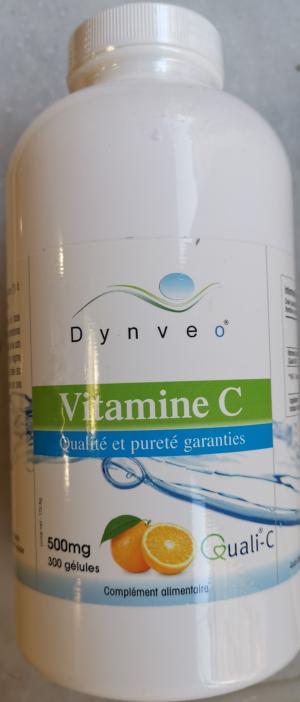 Vitamine C pure Quali-C - 500mg - Dynveo - 300 Gélules