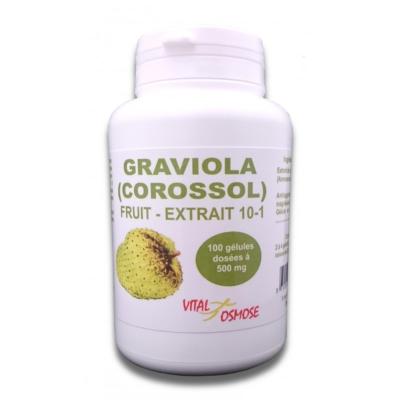 GRAVIOLA (COROSSOL) extrait 10-1 - 100 gélules  - 500 mg