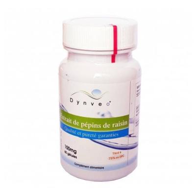 Extrait Pépins de Raisin 100 mg 60 gélules DYNVEO