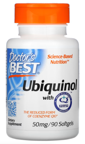 Ubiquinol with Kaneka - 50 mg - Doctor's Best - 90 Softgels 
