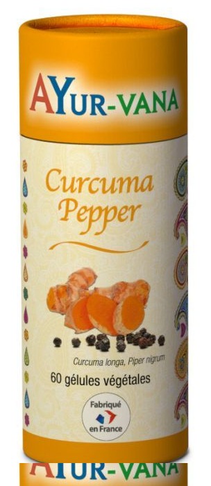 Curcuma Pepper - 60 gélules - Ayur-vana