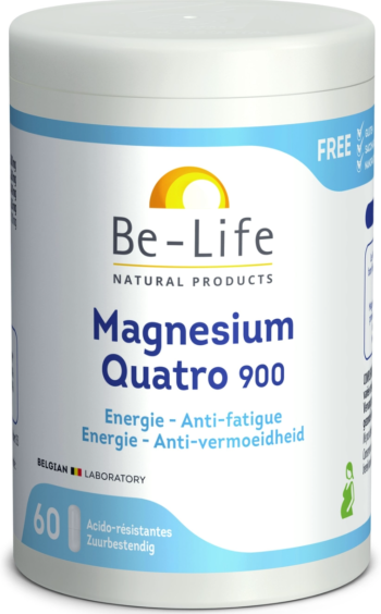 Magnésium Quatro 900 - 60 gélules - Be-Life