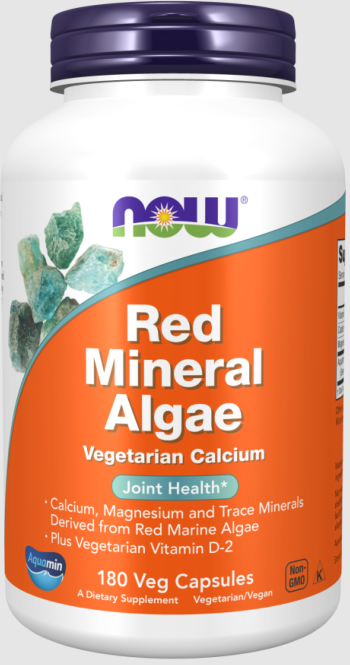 Red Mineral Algae - Algue rouge minéral - 180 Gélules - Now foods