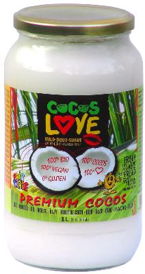Huile de coco premium  bio 1000 ml Amanprana