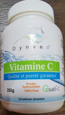 Vitamine C pure en poudre hydrosoluble - Quali®-C 250 g dynveo