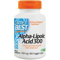 Acide alpha-lipoïque 300 mg  180 gélules Doctor's Best