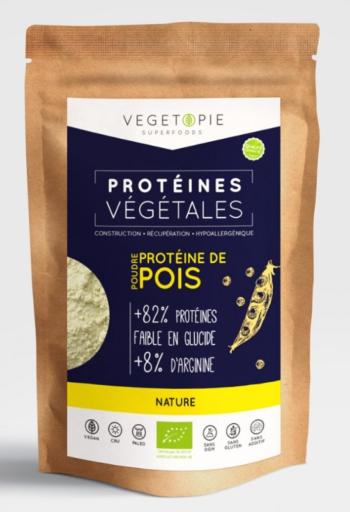 Protéine de Pois Bio en poudre  - Vegetopie - 500g