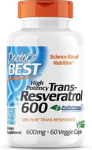 Trans-resvératrol haute puissance 600 mg - 60 gélules - Doctor's Best