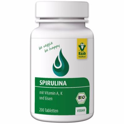 Spiruline biologique - 200 tablettes 400 mg