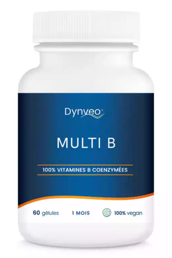 Complexe vitamines B - Multi B - 60 gélules - Dynveo 