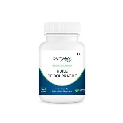 Huile de Bourrache BIO 500mg/ 60 capsules - Dynveo