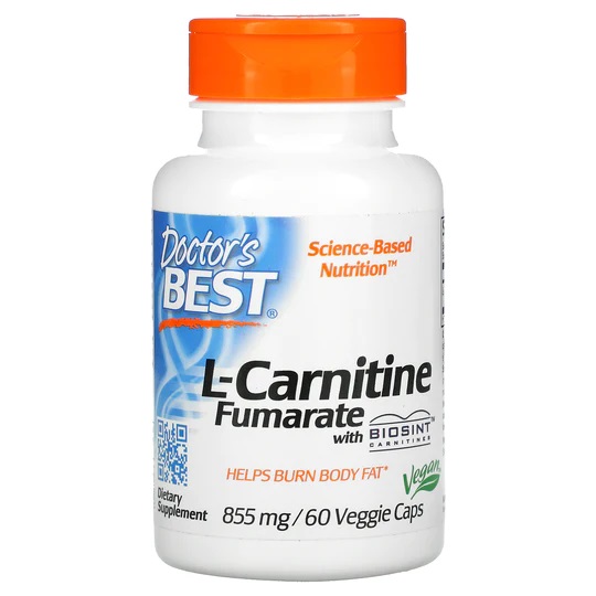 L-Carnitine Fumarate avec Biosin  60 vcaps Doctor's Best
