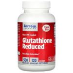  Glutathion réduit, 500 mg, 120 gélules Jarrow Formulas,