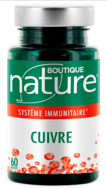 Cuivre - 60 gélules - Boutique Nature