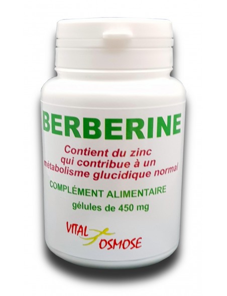 Berberine 300 mg en  Extrait à 97% berberine  60 gél qualidiet