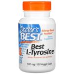 Best L-Tyrosine, 500 mg, 120 gélules végétales Doctor's Best