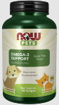 Omega 3 pour CHIENS et CHATS - 180 Softgels - NOW PETS