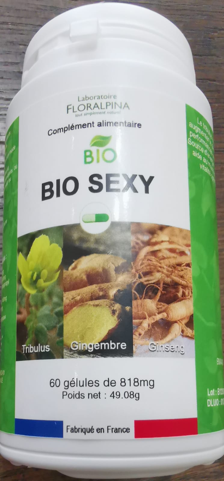 Bio sexy 60 gélules Floralpina