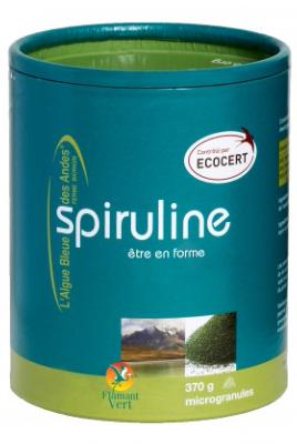 Spiruline - Flamant vert - micro-granules 370 g - ecocert