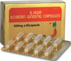 Ginseng coréen - 50 gélules - 500 mg