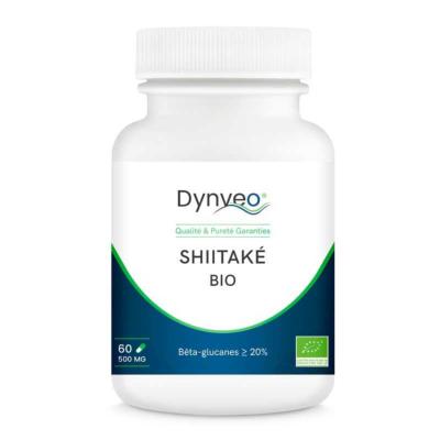Shiitake bIo- dynveo - 20% bêta-glucanes - 500mg  60 gélules