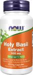 Basilic sacré en extrait concentré - Holy Basil Extract 500mg / Tulsi - 90 gélules. - Now Foods