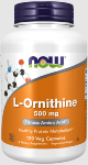 Ornithine 500 mg - 120 caps. - Now Foods