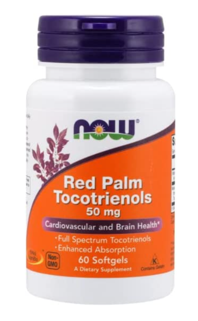 Red Palm Tocotrienols 50mg - 60 Softgels - Now foods