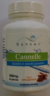 Cannelle de Ceylan - 50% polyphénols - 500mg / 60 gélules