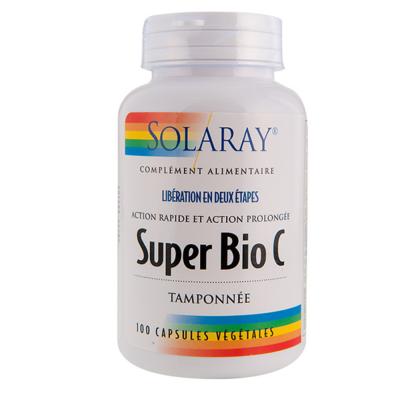 Super Bio C tamponnée 500 mg 30  capsules Solaray
