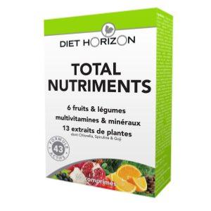 Total Nutriments - Multivitamines - 30 comprimés - DIET HORIZON