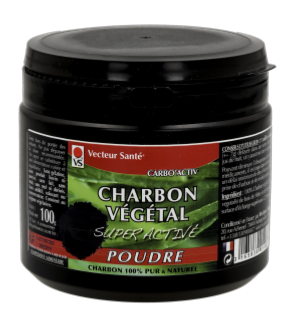Charbon Poudre super activé  100 g  Vecteur Santé