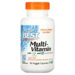 Multivitamines Vitamine D3 et Quatrefolic - Doctor's Best - 90 Caps.