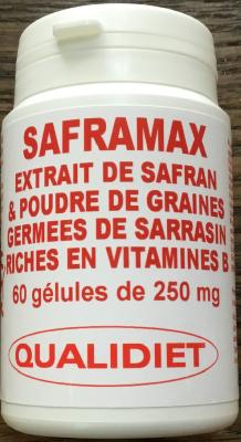 Safranal à 2 % et vitamines B - SAFRAMAX -  60 gélules