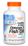 Omega 3 Fish Oil with Goldenomega - 1000 mg - Doctor's Best - 120 Softgels