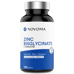 Zinc Bisglycinate Novoma 120 Gélules 