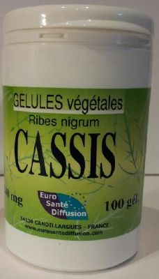 Cassis feuille 100 gélules végétales