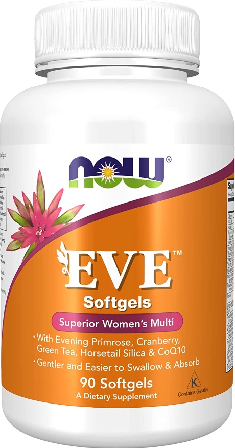 EVE Multivitamines supérieur pour Femmes - 90 Softgels - Now Foods 