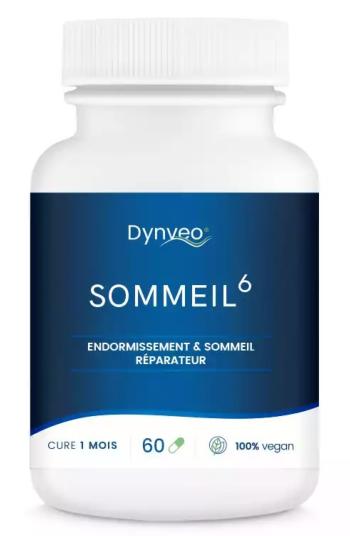 SOMMEIL 6 - Dynveo - Endormissement & sommeil réparateur -  60 gélules - Cure 1 mois
