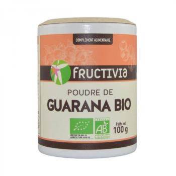 Guarana bio en poudre  100 g   Fructivia