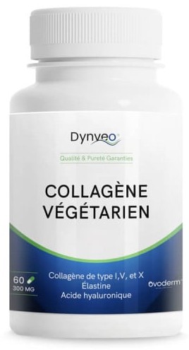 Collagène Végétarien - Dynveo - 60 gel - collagène, élastine, acide Hyaluronique