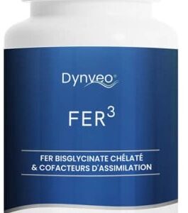 Fer3 - dynveo - Complexe Fer et Vitamine C  60 gélules