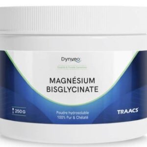 Magnésium BISGLYCINATE  en  poudre 250 g - Dynveo